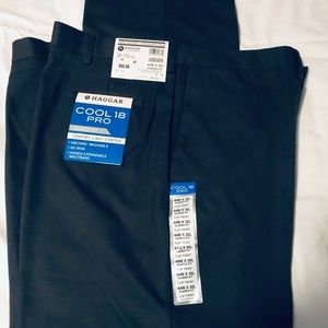 Haggar Cool 18 Pro 44x30 Heather No-Iron Pants